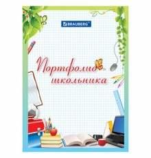 Листы-вкладыши для портфолио школьника, 14 разделов, 16 листов, 