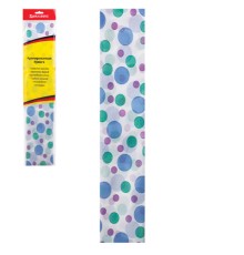 Бумага гофрированная/креповая, 22 г/м2, 50х200 см, пузыри, в рулоне, BRAUBERG, 127940