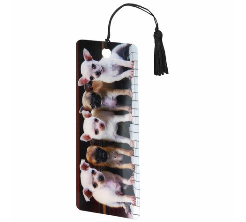 Закладка для книг с линейкой 3D-ОБЪЕМНАЯ BRAUBERG, 