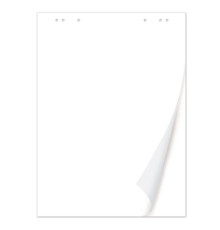 Блокнот для флипчарта ПЛОТНЫЙ 80 г/м2, BRAUBERG, 67,5х98 см, 20 листов, белый (ЧИСТЫЙ), 128646