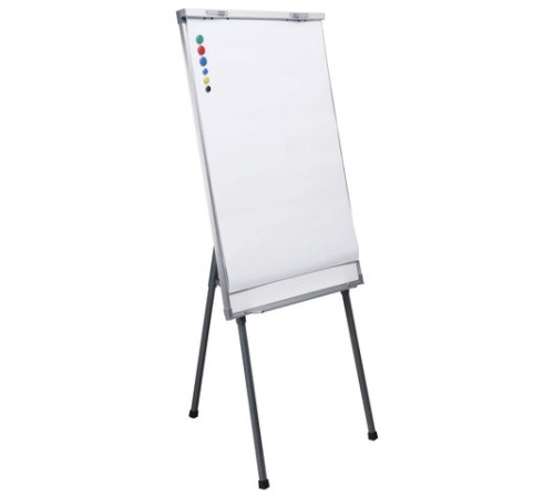 Блокнот для флипчарта ПЛОТНЫЙ 80 г/м2, BRAUBERG, 67,5х98 см, 20 листов, белый (ЧИСТЫЙ), 128646