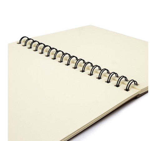 Скетчбук, слоновая кость 150 г/м2, 148х210 мм, 30 л., гребень, BRAUBERG ART CLASSIC, 128948