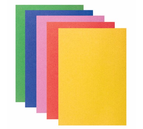 Цветная бумага А4 БАРХАТНАЯ, 5 листов 5 цветов, 110 г/м2, ПИФАГОР, 128971