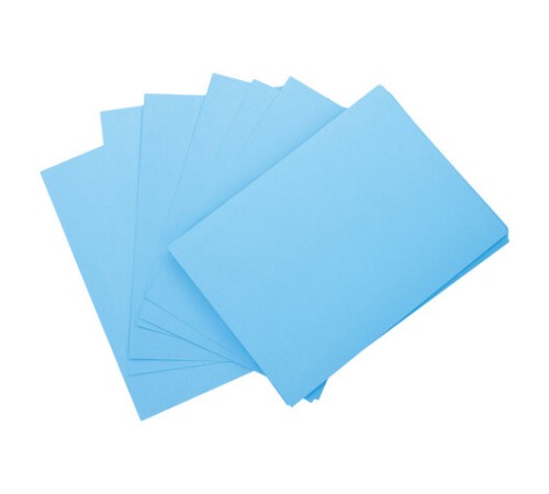 Картон цветной А4 ТОНИРОВАННЫЙ В МАССЕ, 50 листов, СИНИЙ, 220 г/м2, BRAUBERG, 210х297 мм, 128983