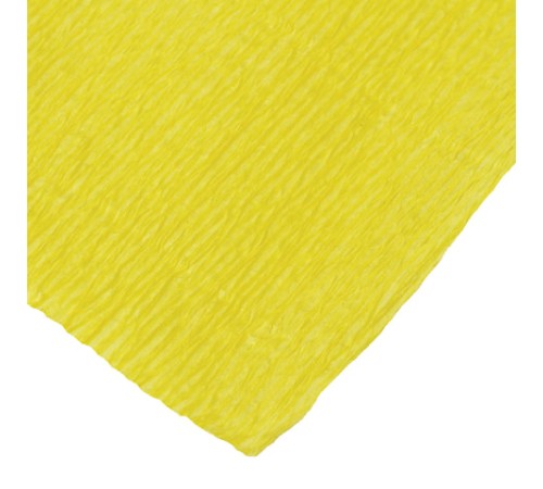 Бумага гофрированная/креповая, 110 г/м2, 50х250 см, желтая, ОСТРОВ СОКРОВИЩ, 129146
