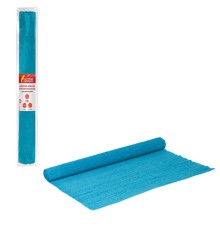 Бумага гофрированная/креповая, 110 г/м2, 50х250 см, голубая, ОСТРОВ СОКРОВИЩ, 129147