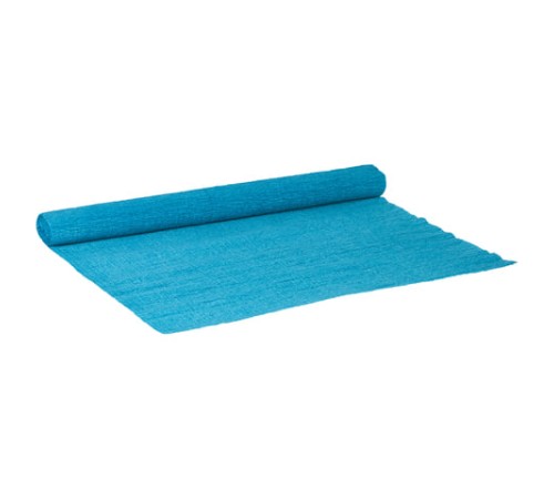 Бумага гофрированная/креповая, 110 г/м2, 50х250 см, голубая, ОСТРОВ СОКРОВИЩ, 129147