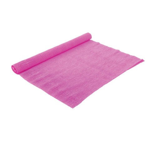 Бумага гофрированная/креповая, 110 г/м2, 50х250 см, розовая, ОСТРОВ СОКРОВИЩ, 129150