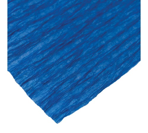 Бумага гофрированная/креповая, 110 г/м2, 50х250 см, синяя, ОСТРОВ СОКРОВИЩ, 129152