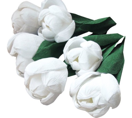 Бумага гофрированная/креповая, 110 г/м2, 50х250 см, белая, ОСТРОВ СОКРОВИЩ, 129153