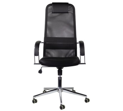 Кресло офисное BRABIX "Pilot EX-610 CH" premium, хром, ткань-сетка, черное, 532417 Кресло офисное BRABIX "Pilot EX-610 CH" premium, хром, ткань-сетка, черное, 532417