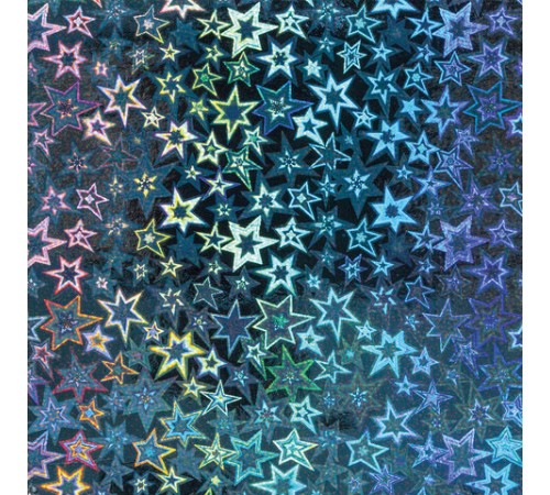 Цветная бумага, А4, ГОЛОГРАФИЧЕСКАЯ САМОКЛЕЯЩАЯСЯ, 8 листов 8 цветов, ОСТРОВ СОКРОВИЩ, 