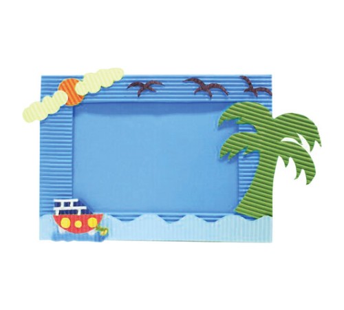 Цветная бумага А4 ГОФРИРОВАННАЯ, 8 листов 8 цветов, 160 г/м2, ОСТРОВ СОКРОВИЩ, 129293