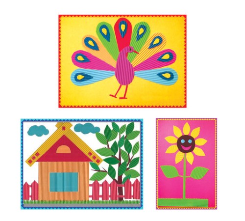 Картон цветной А4 ГОФРИРОВАННЫЙ, 5 листов, 5 цветов, 250 г/м2, ОСТРОВ СОКРОВИЩ, 129295