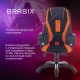 Кресло компьютерное BRABIX PREMIUM "Rapid GM-102", экокожа/ткань, черно/оранжевое, 532420, GM-102_532420