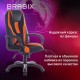 Кресло компьютерное BRABIX PREMIUM "Rapid GM-102", экокожа/ткань, черно/оранжевое, 532420, GM-102_532420