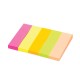 Закладки клейкие неоновые STAFF бумажные, 50х14 мм, 250 штук (5 цветов х 50 листов), 129359