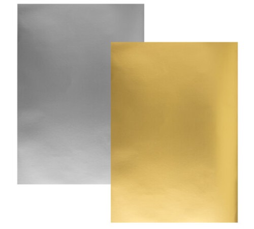 Цветная бумага, А4, ФЛУОРЕСЦЕНТНАЯ МЕЛОВАННАЯ (глянцевая), ВОЛШЕБНАЯ, 8 листов 8 цветов, на скобе, 200х280 мм, ЮНЛАНДИЯ, 129545