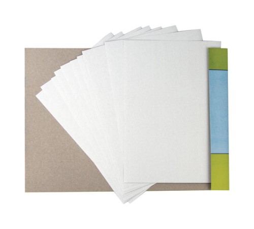 Картон белый А4 МЕЛОВАННЫЙ (белый оборот), 10 листов, в папке, ЮНЛАНДИЯ, 200х290 мм, 