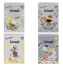 Блокнот А5 146х205 мм, 60 л., гребень, картон, клетка, ЮНЛАНДИЯ, 