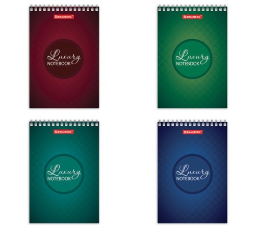 Блокнот МАЛЫЙ ФОРМАТ А6 97х145 мм, 60 л., гребень, картон, клетка, BRAUBERG, 