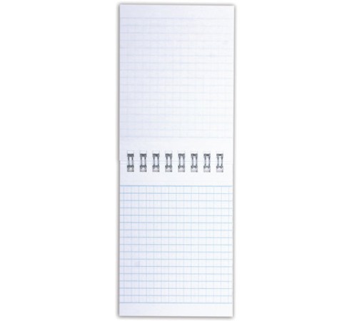 Блокнот МАЛЫЙ ФОРМАТ А7 75х105 мм, 40 л., гребень, картон, клетка, BRAUBERG, 