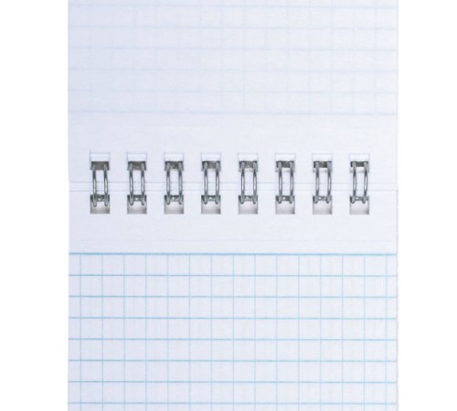 Блокнот МАЛЫЙ ФОРМАТ А7 75х105 мм, 40 л., гребень, картон, клетка, BRAUBERG, 