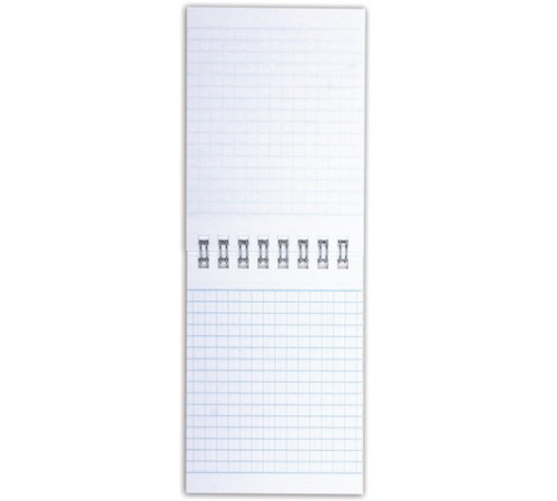 Блокнот МАЛЫЙ ФОРМАТ А7 75х105 мм, 40 л., гребень, картон, клетка, ЮНЛАНДИЯ, 