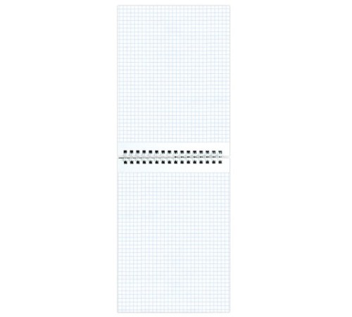 Блокнот А5 146х205 мм, 80 л., гребень, картон, подложка, клетка, ОФИСМАГ, красный, 129869