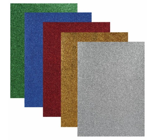 Картон цветной А4 СУПЕРБЛЕСТКИ, 5 листов 5 цветов, 280 г/м2, ОСТРОВ СОКРОВИЩ, 129880