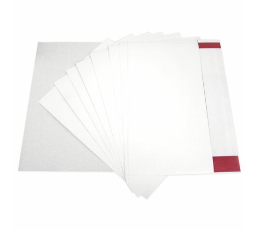 Картон белый БОЛЬШОГО ФОРМАТА, А3, МЕЛОВАННЫЙ (глянцевый), 8 листов, BRAUBERG, 297х420 мм, 