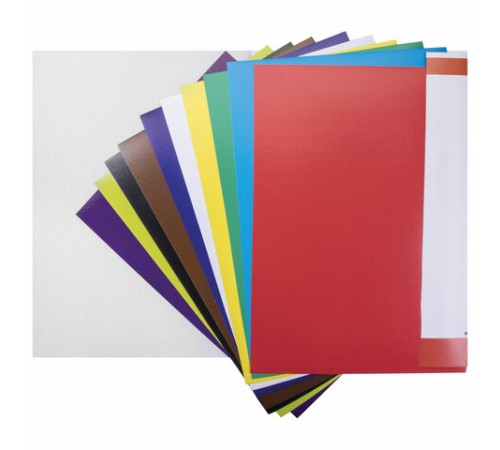 Картон цветной БОЛЬШОГО ФОРМАТА, А3, МЕЛОВАННЫЙ (глянцевый), 10 листов 10 цветов, BRAUBERG, 297х420 мм, 