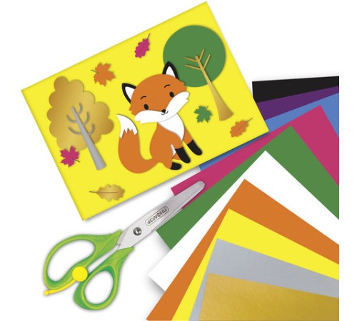 Картон цветной А4 немелованный (матовый), ВОЛШЕБНЫЙ, 10 листов 10 цветов, в папке, ПИФАГОР, 200х290 мм, 