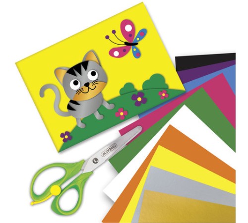 Картон цветной А4 немелованный (матовый), ВОЛШЕБНЫЙ, 10 листов 10 цветов, в папке, ПИФАГОР, 200х290 мм, 