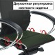 Кресло офисное МЕТТА "К-4-Т" хром, прочная сетка, сиденье и спинка регулируемые, черное