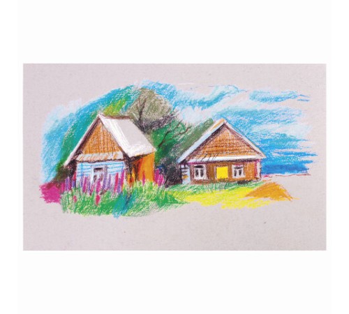 Пастель масляная художественная BRAUBERG ART CLASSIC, УТОЛЩЕННАЯ, 12 цветов, круглое сечение, 181450