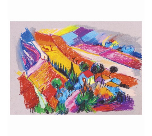 Пастель масляная художественная BRAUBERG ART CLASSIC, УТОЛЩЕННАЯ, 12 цветов, круглое сечение, 181450