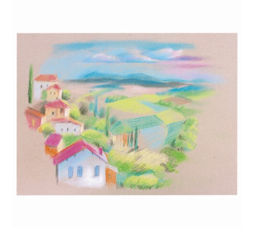 Пастель сухая художественная BRAUBERG ART CLASSIC, 24 цвета, круглое сечение, 181454