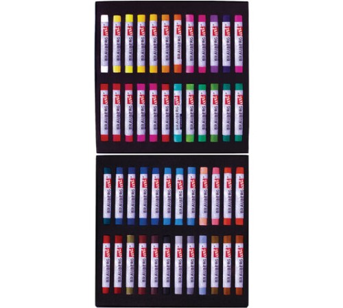 Пастель сухая художественная BRAUBERG ART CLASSIC, 48 цветов, круглое сечение, 181456