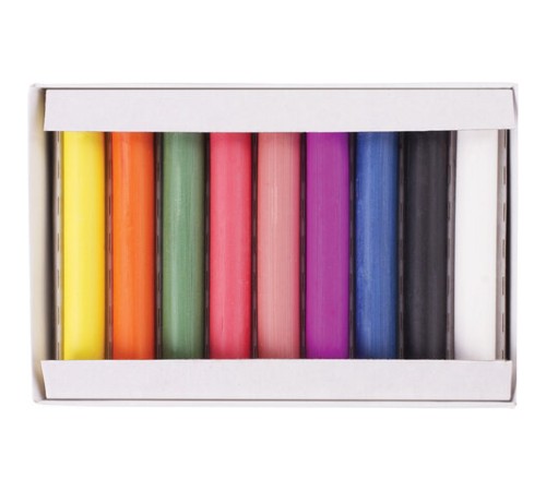 Пастель сухая художественная BRAUBERG ART DEBUT, 9 цветов, круглое сечение, 181459