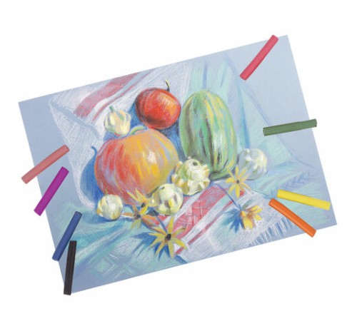 Пастель сухая художественная BRAUBERG ART DEBUT, 36 цветов, круглое сечение, 181461