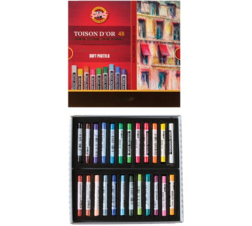 Пастель сухая 48 ЦВЕТОВ KOH-I-NOOR 