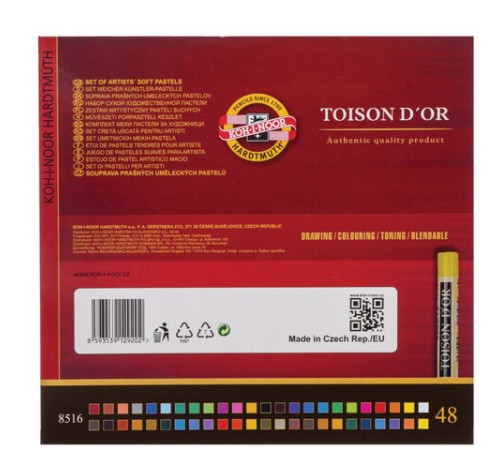 Пастель сухая 48 ЦВЕТОВ KOH-I-NOOR 