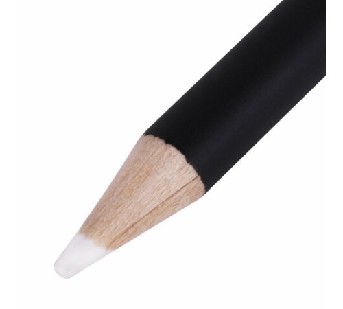 Карандаш БЕЛЫЙ художественный мягкий, 1 штука, грифель 3,3 мм, BRAUBERG ART CLASSIC, 181921