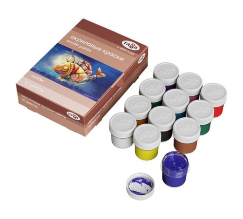 Краски акриловые декоративные ГАММА 