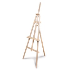 Мольберт напольный «Ученический», размер полок 130 см, угол 50-90°, в собранном виде 66х183х88 см, Невская Палитра, 750 02-1