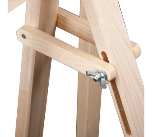 Мольберт напольный «Ученический», размер полок 130 см, угол 50-90°, в собранном виде 66х183х88 см, Невская Палитра, 750 02-1