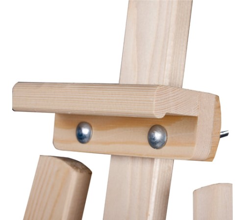 Мольберт напольный «Ученический», размер полок 130 см, угол 50-90°, в собранном виде 66х183х88 см, Невская Палитра, 750 02-1