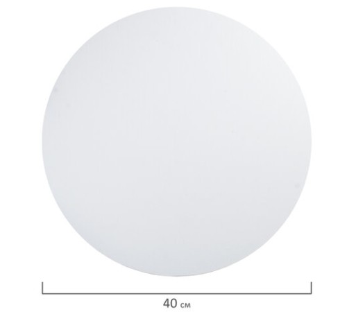 Холст на картоне BRAUBERG ART CLASSIC, 40 см, грунтованный, круглый, 100% хлопок, мелкое зерно,190624