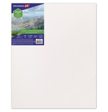 Холст на подрамнике BRAUBERG ART CLASSIC, 24х30см, грунт., 45%хлоп., 55%лен, среднее зерно, 190635